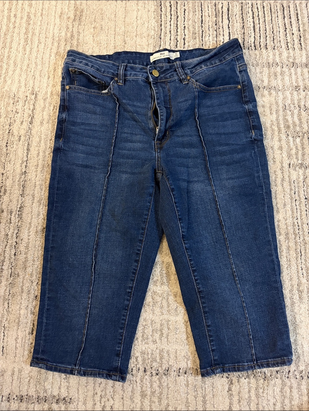 Rebecca Minkoff Dark Blue Straight-Leg Jeans